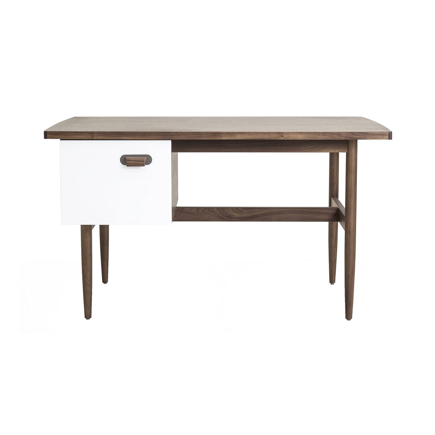 Risom Desk: Soaped Walnut