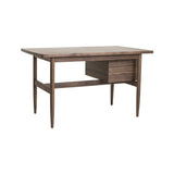 Risom Desk: Natural Walnut