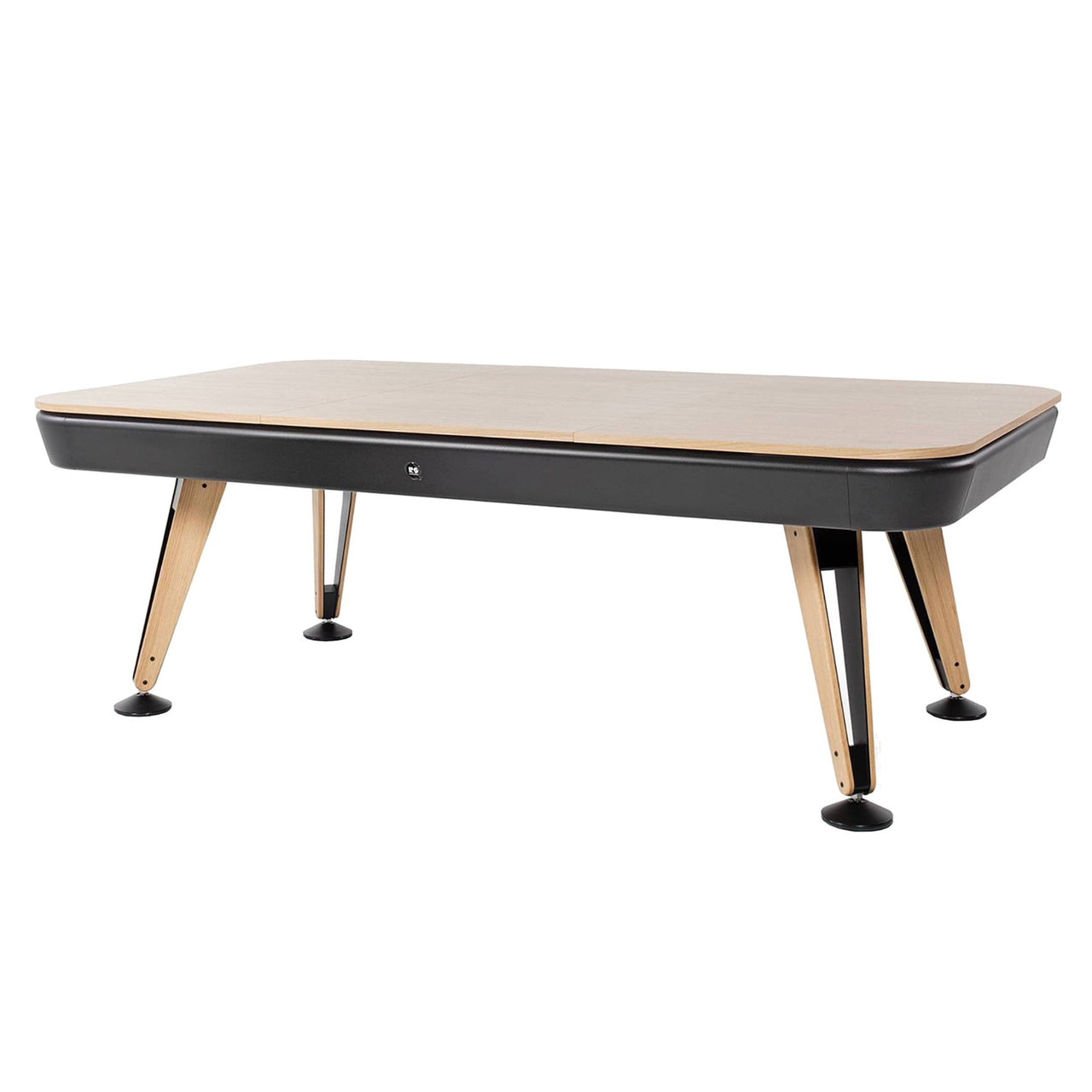 Diagonal Pool Table: Dining Top + 8 Feet + Oak