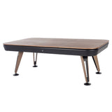 Diagonal Pool Table: Dining Top + 8 Feet + Walnut