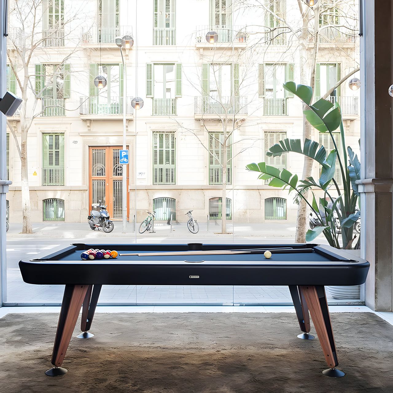 Diagonal Pool Table: 6 Feet