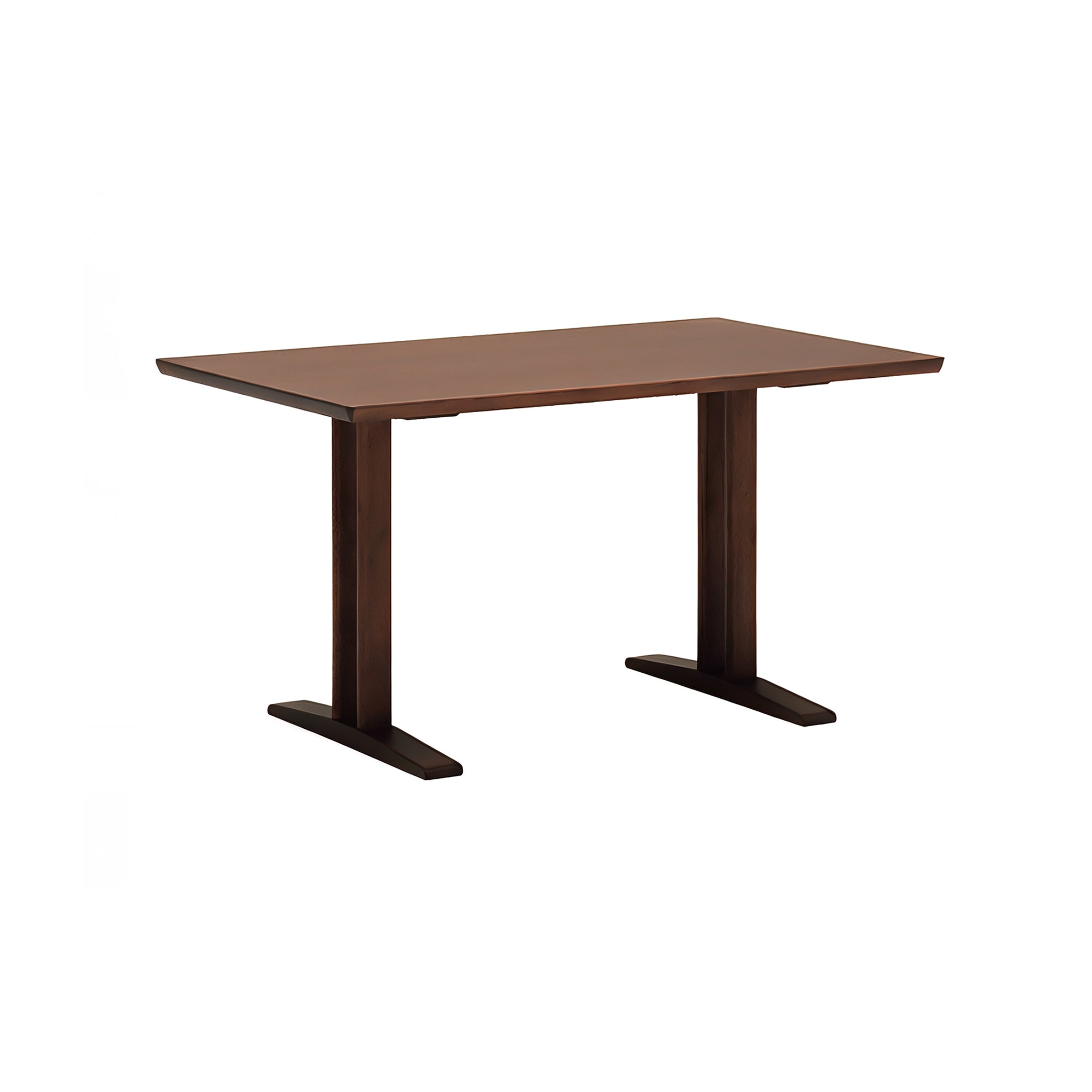 Dining Table T Base: Medium + Mocha Brown