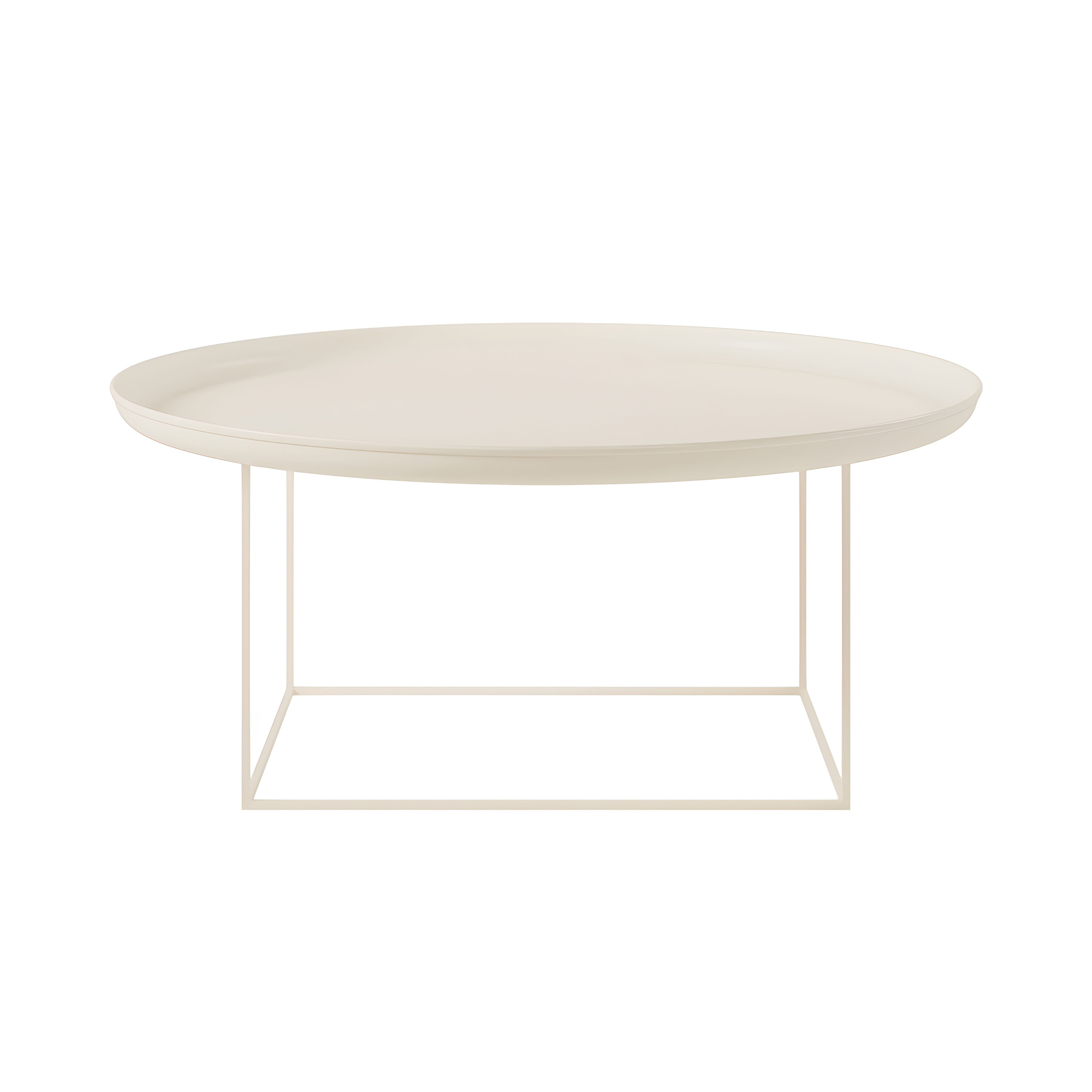Duke Coffee Table: Large + Antique White
