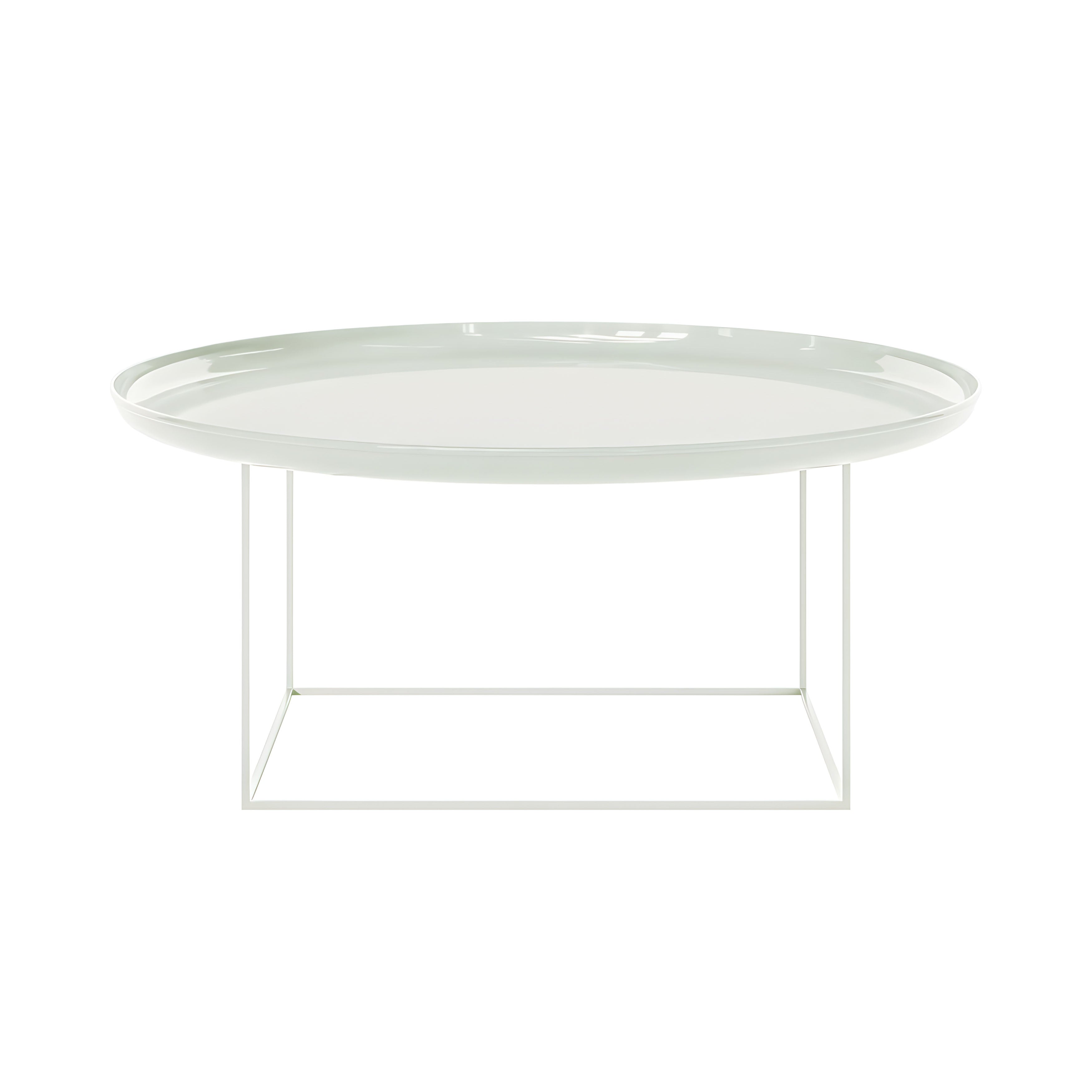 Duke Coffee Table: Large + Lacquared Mineral