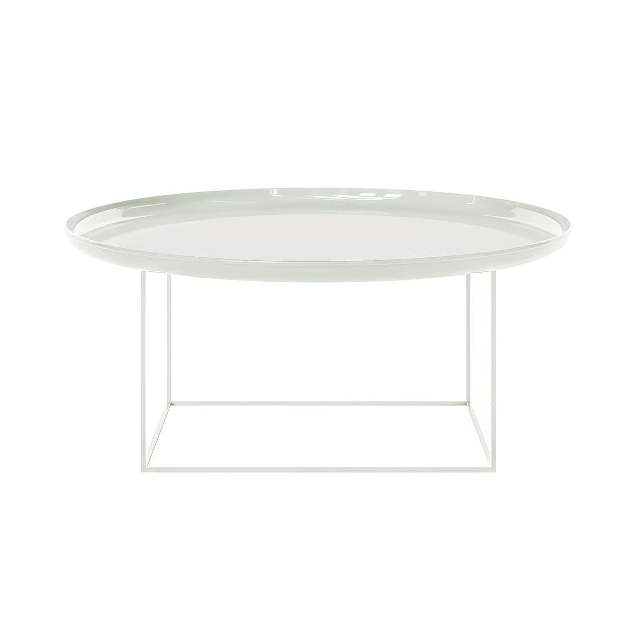 Duke Coffee Table: Large + Lacquared Mineral