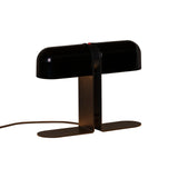 Duo Table Lamp: Opaque black