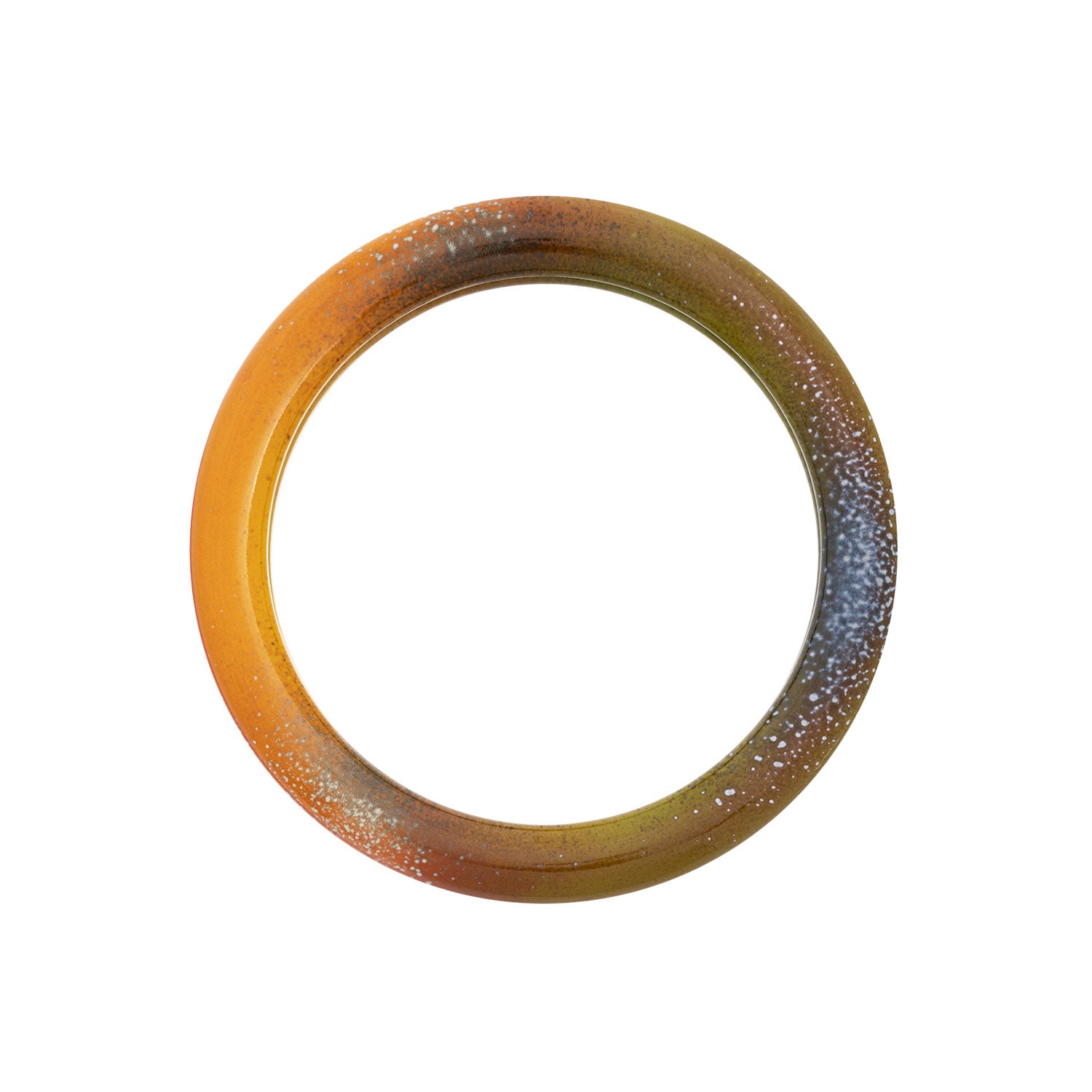 Duplum Wall Mirror: Chameleon Reactive Glaze