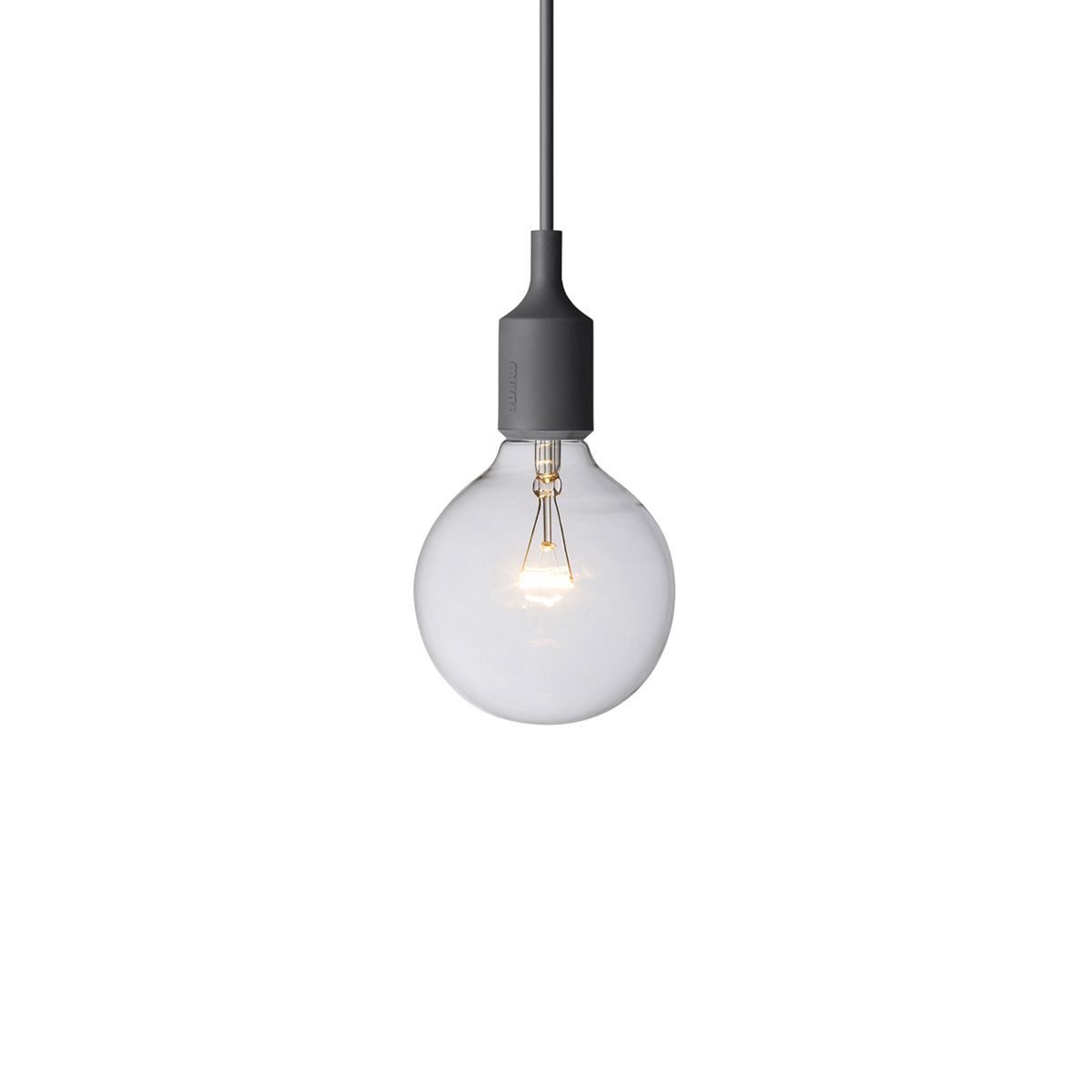 E27 Pendant Lamp: Dark Grey