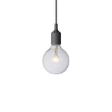 E27 Pendant Lamp: Dark Grey