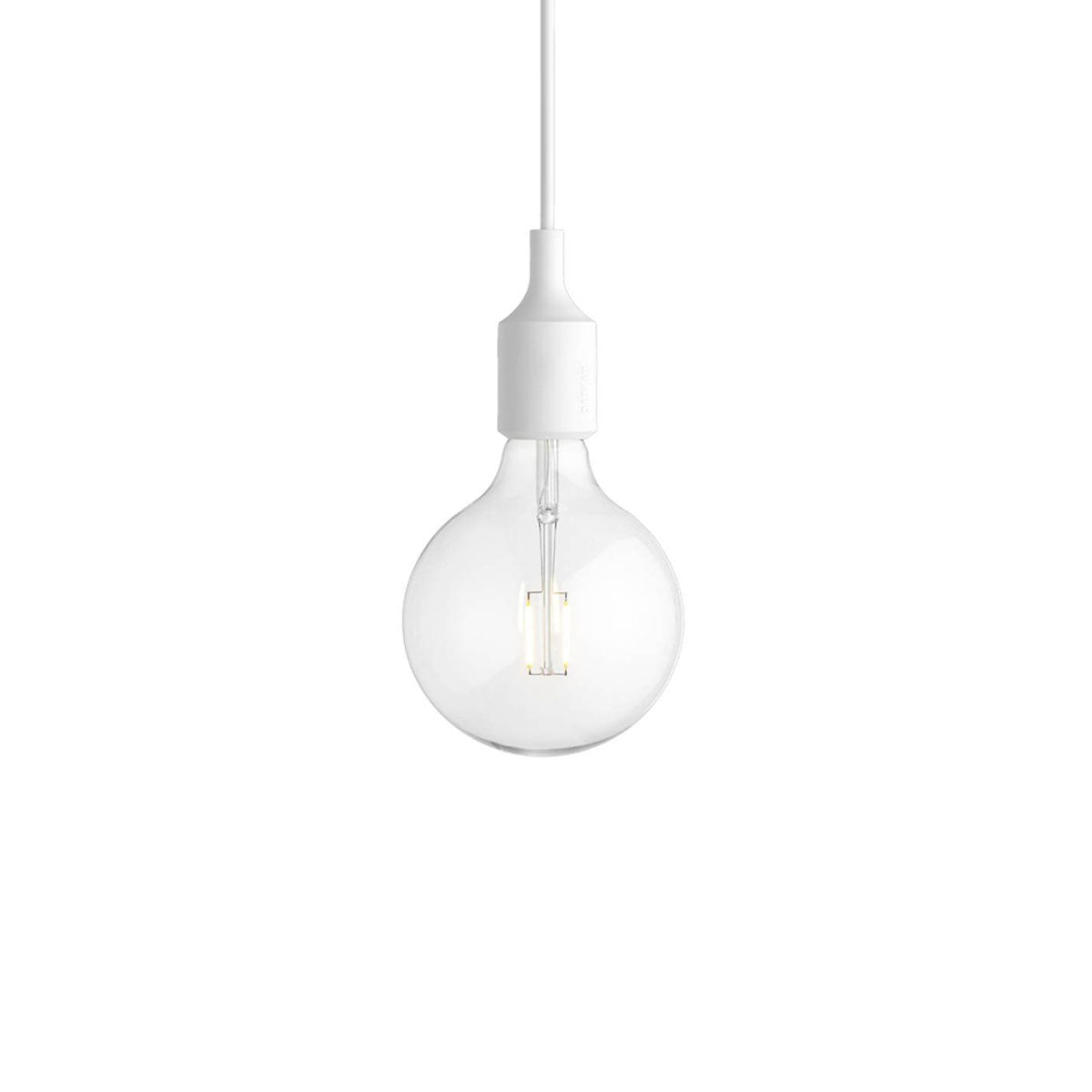 E27 Pendant Lamp: White