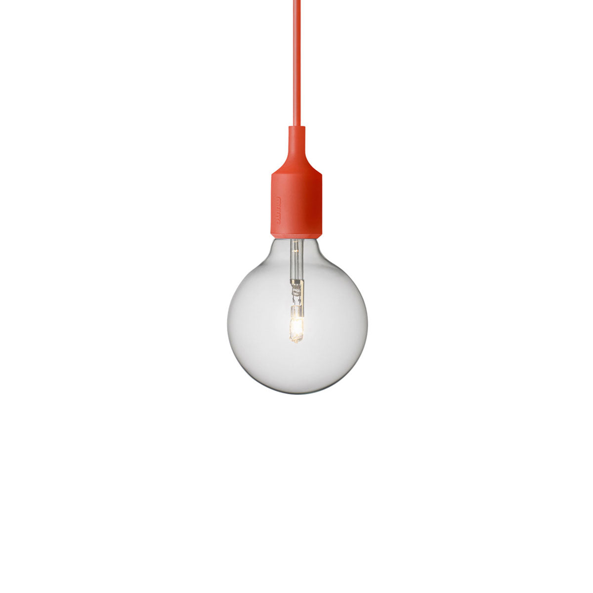 E27 Pendant Lamp: Red