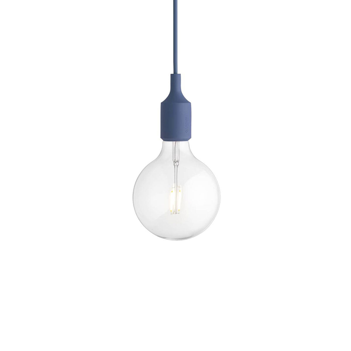 E27 Pendant Lamp: Pale Blue