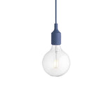 E27 Pendant Lamp: Pale Blue