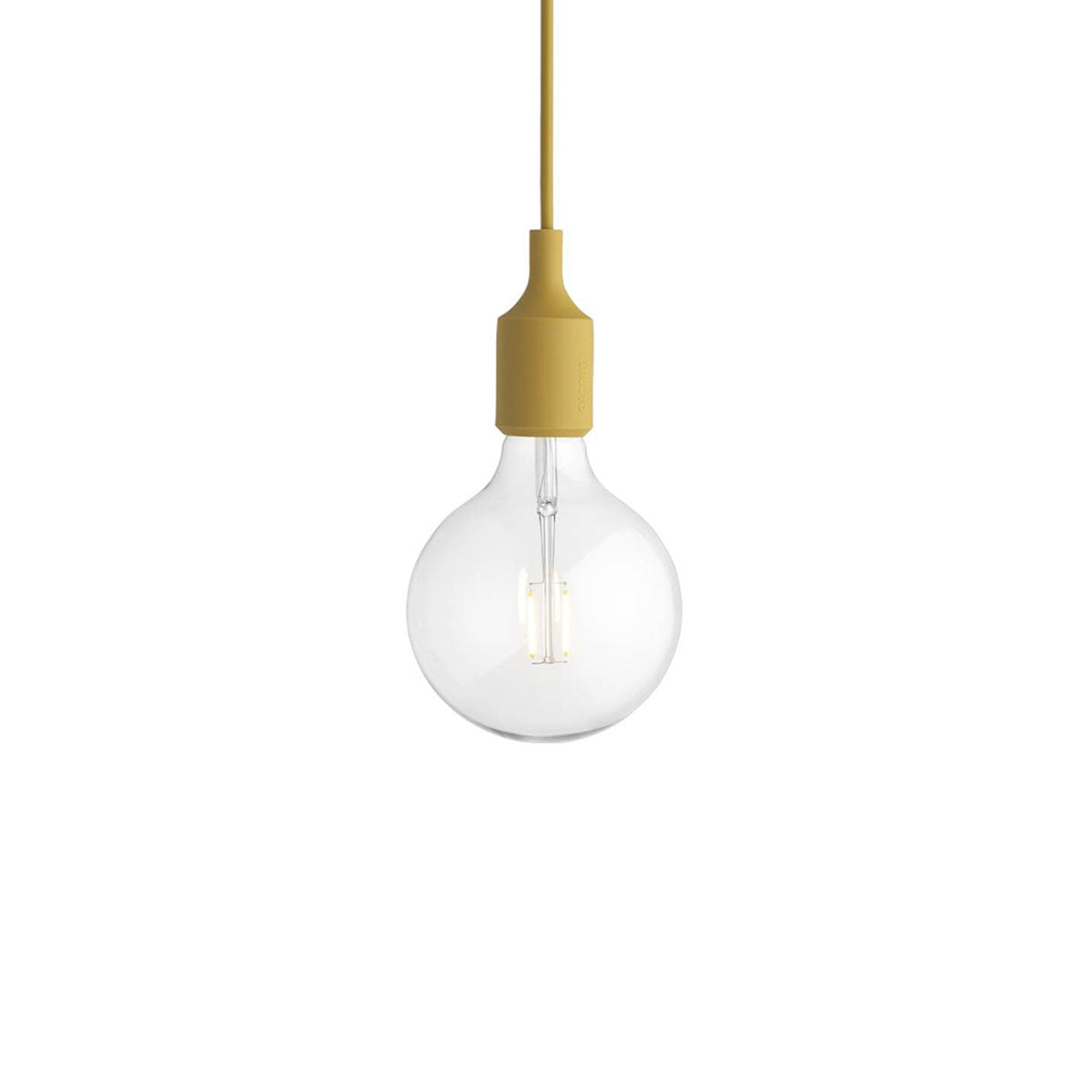 E27 Pendant Lamp: Mustard