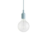 E27 Pendant Lamp: Light Blue
