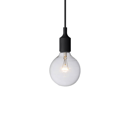 E27 Pendant Lamp: Black