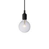 E27 Pendant Lamp: Black