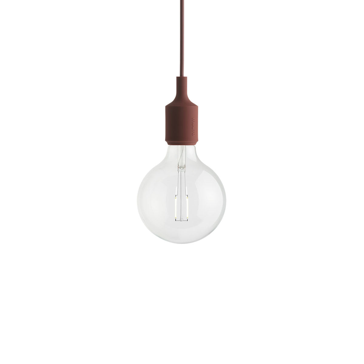 E27 Pendant Lamp: Deep Red