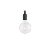 E27 Pendant Lamp: Dark Green