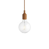 E27 Pendant Lamp: Clay Brown