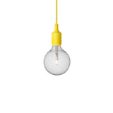 E27 Pendant Lamp: Yellow
