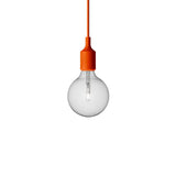 E27 Pendant Lamp: Orange