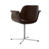 Flamingo Chair with Swivel Base: Brushed Stainless