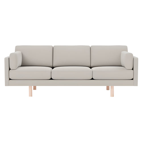 EJ220 3 Seater Sofa: Soaped Treated Oak