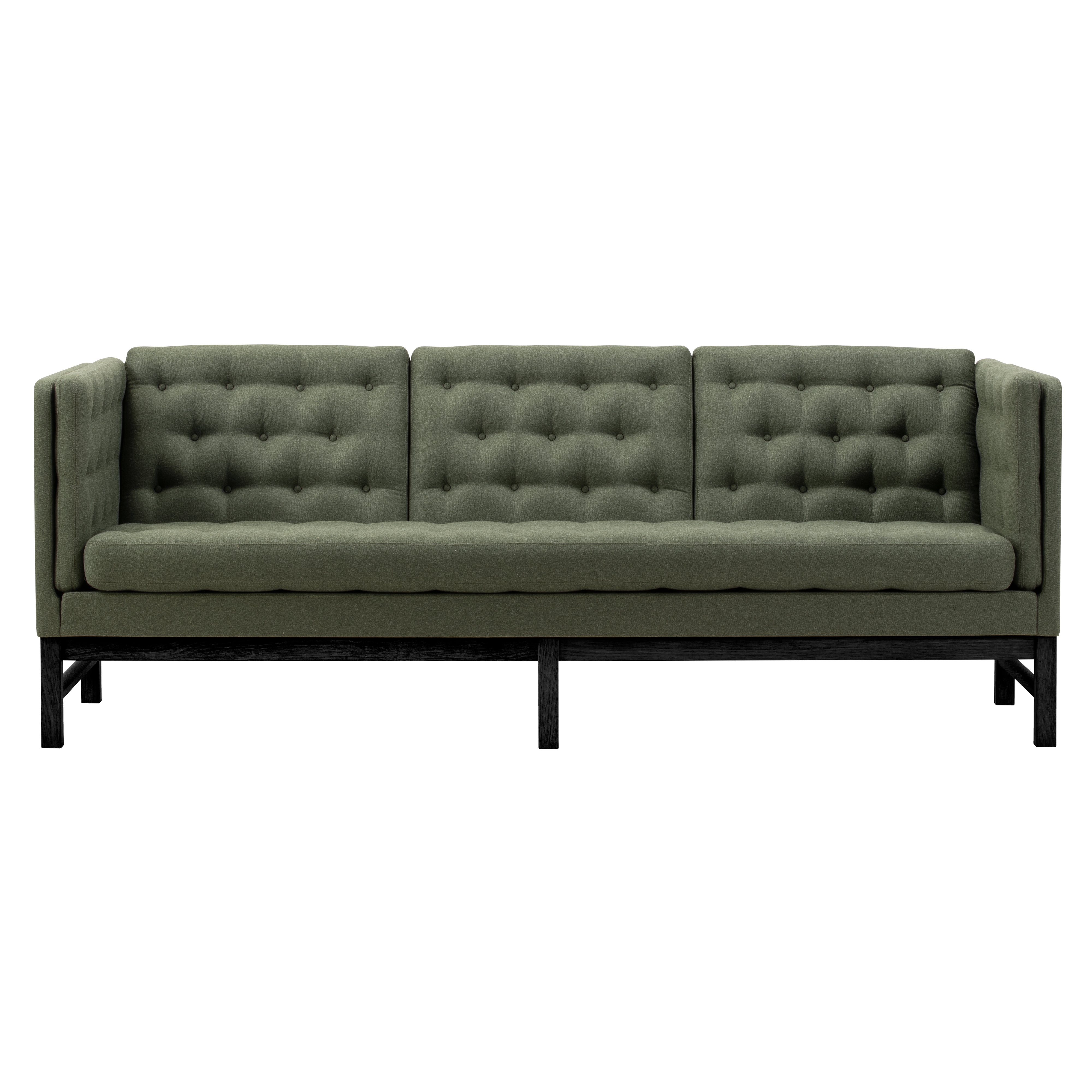 EJ315 Sofa: 3 Seater + Lacquered Black