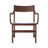 Waiter XL Easy Chair: Walnut Stained Beech