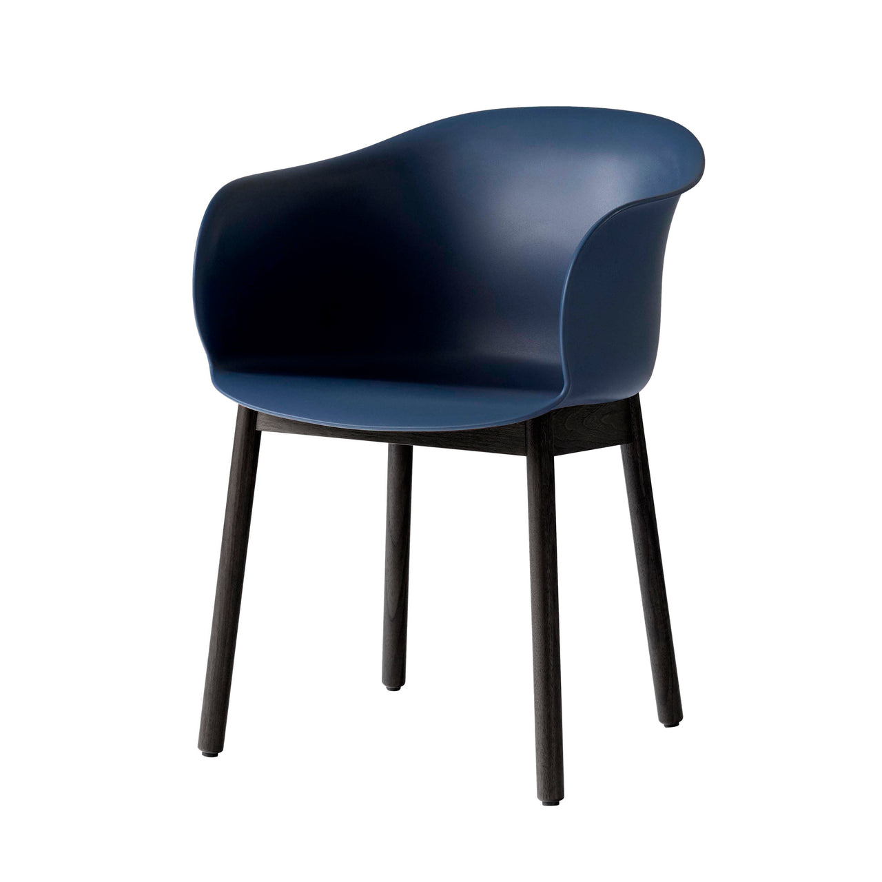 Elefy Chair JH30: Midnight Blue + Black Lacquered Oak