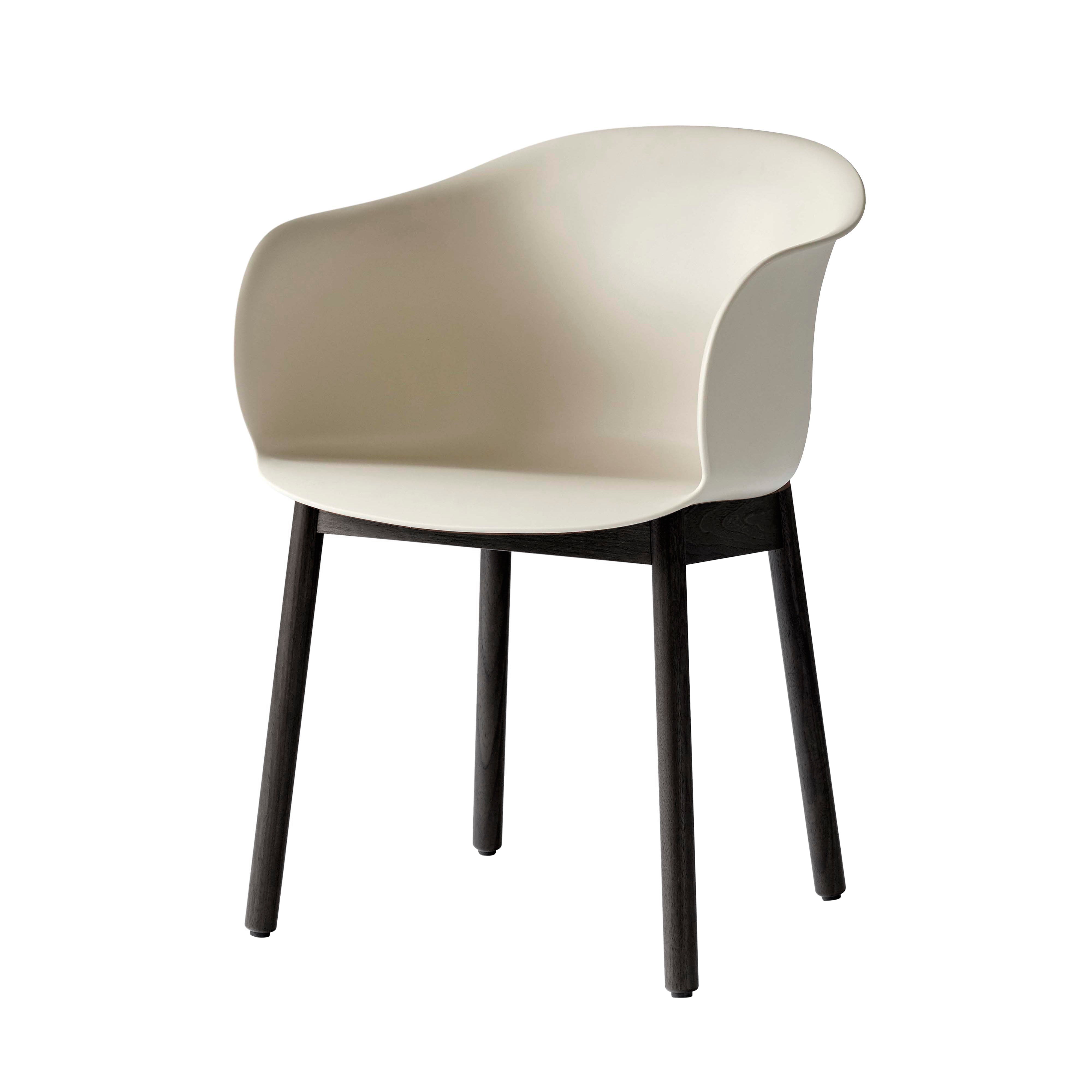 Elefy Chair JH30: Soft Beige + Black Lacquered Oak