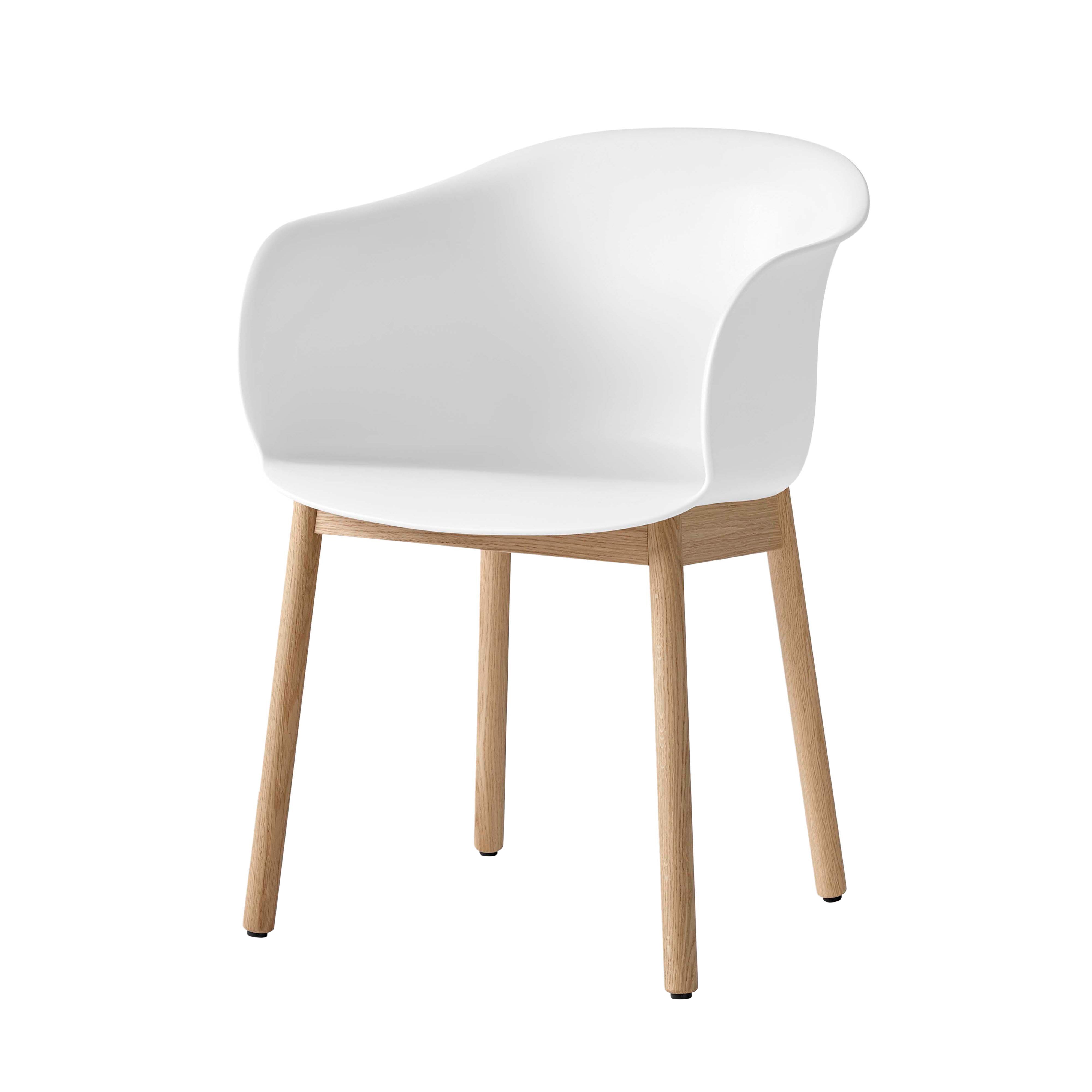 Elefy Chair JH30: White + Oak