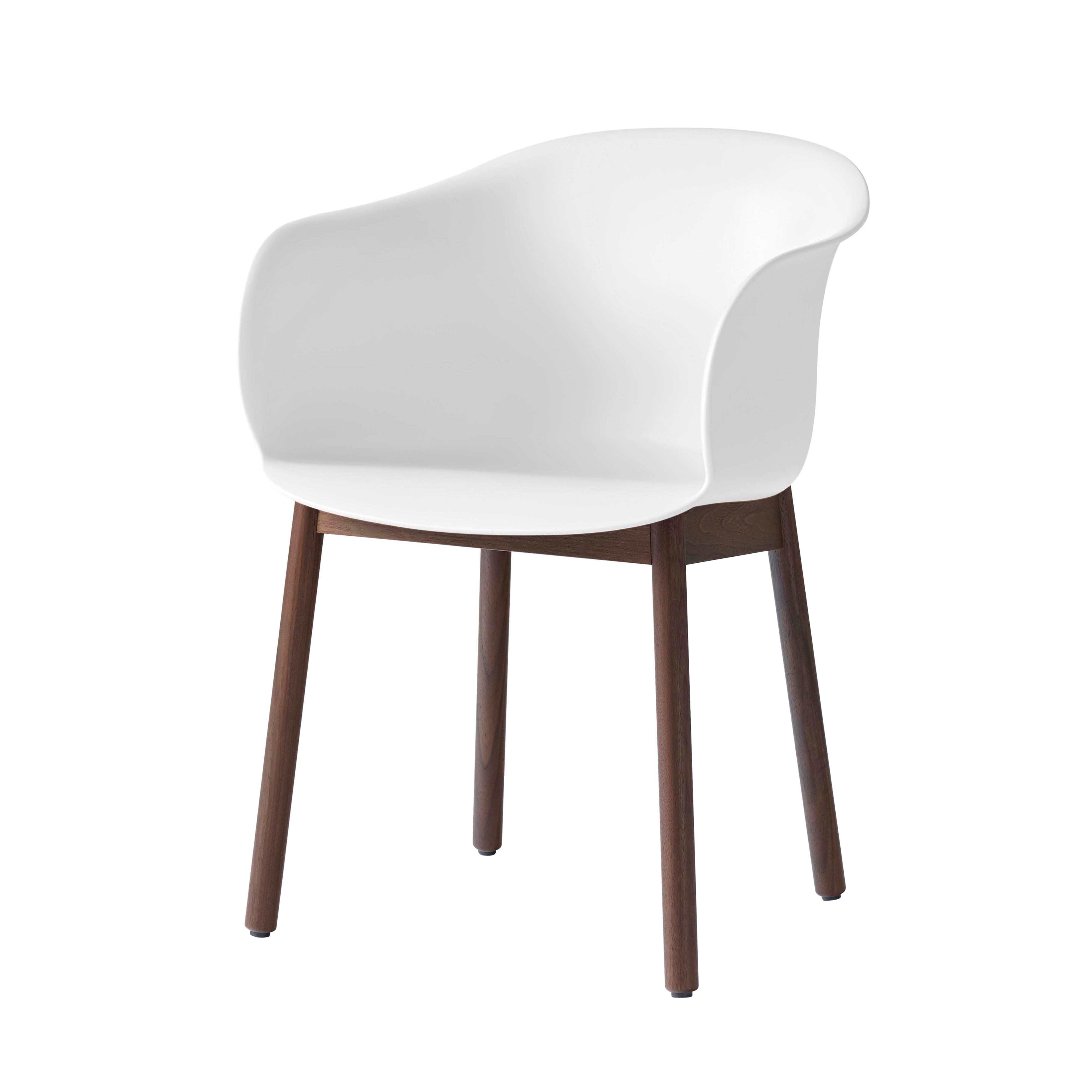 Elefy Chair JH30: White + Walnut