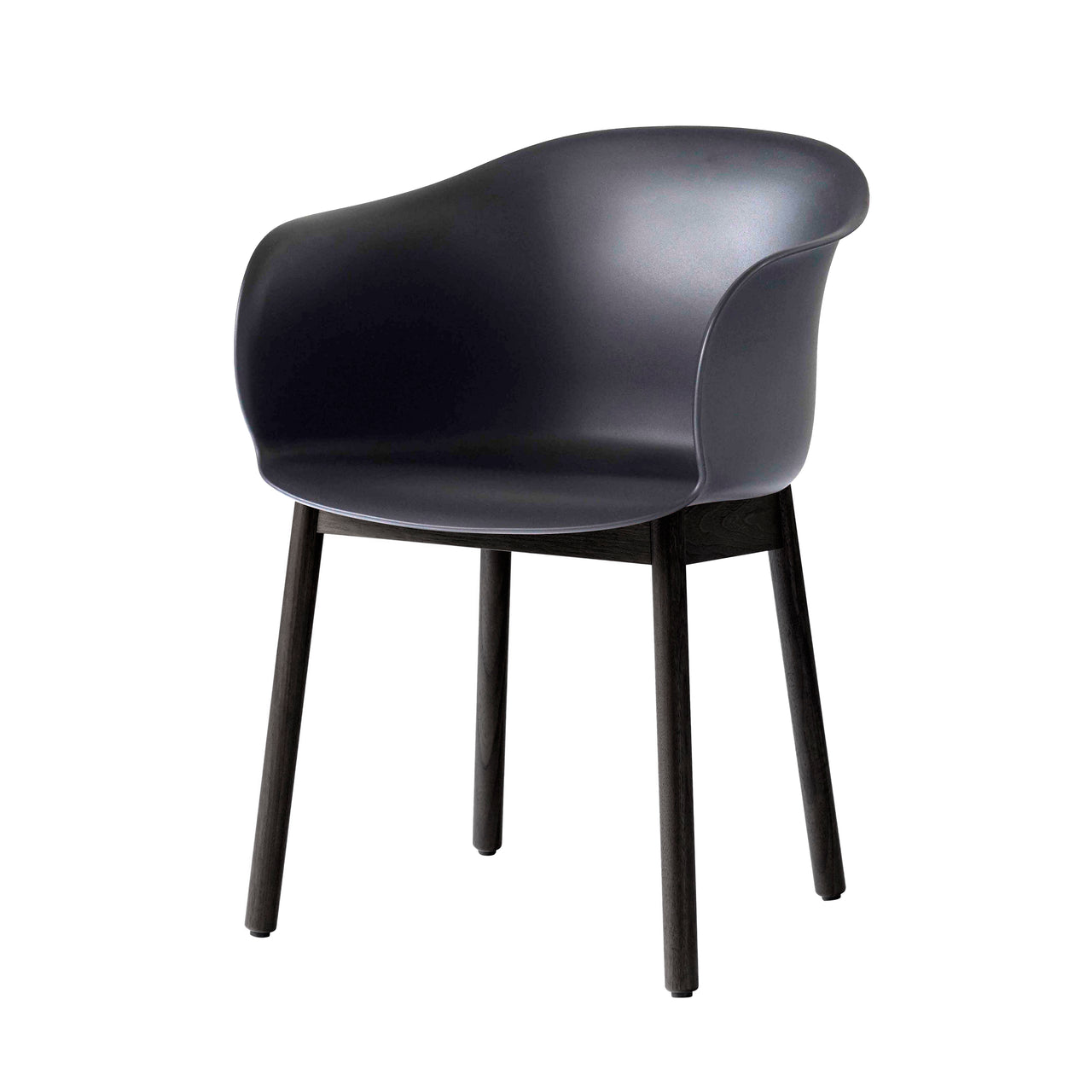 Elefy Chair JH30: Black + Black Lacquered Oak