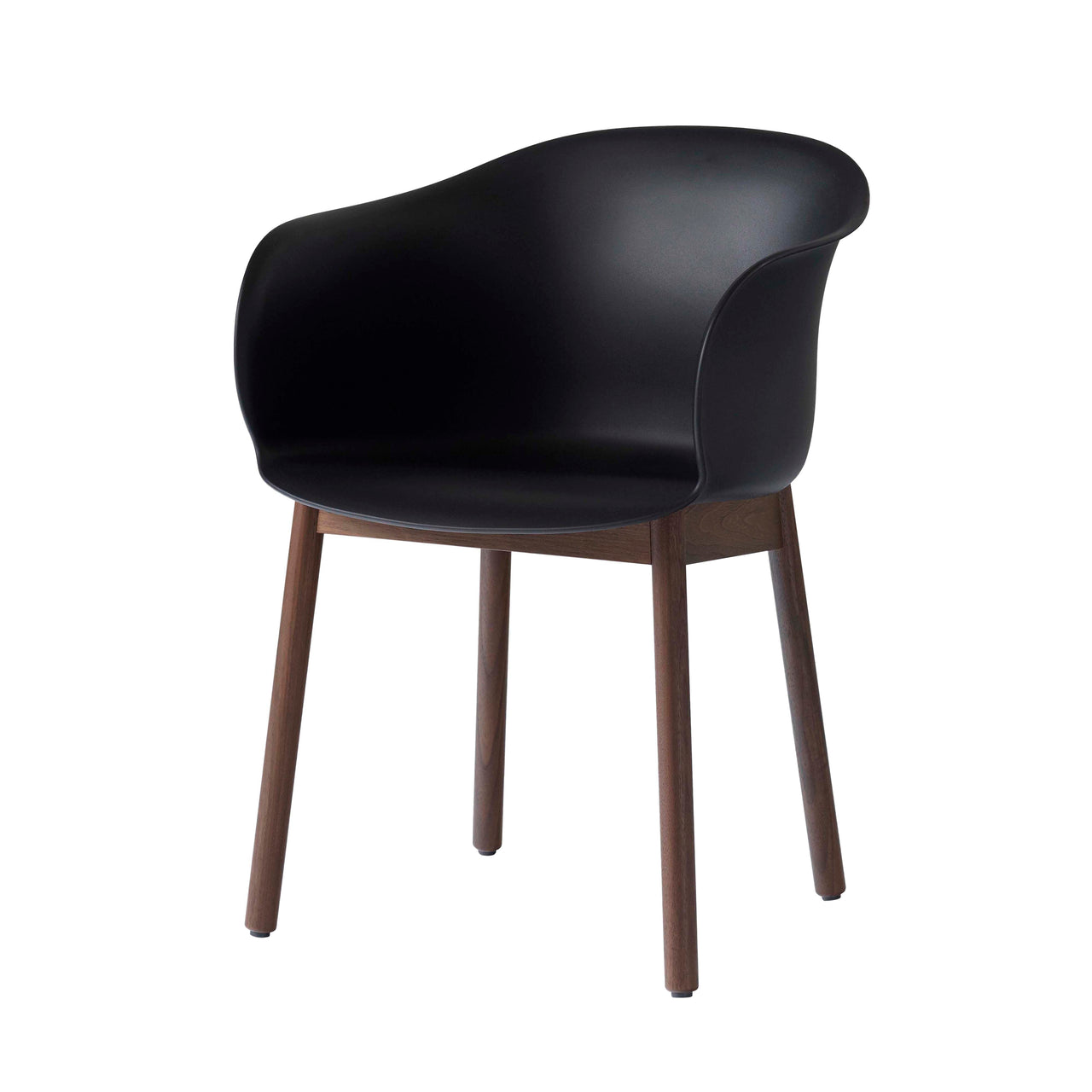 Elefy Chair JH30: Black + Walnut