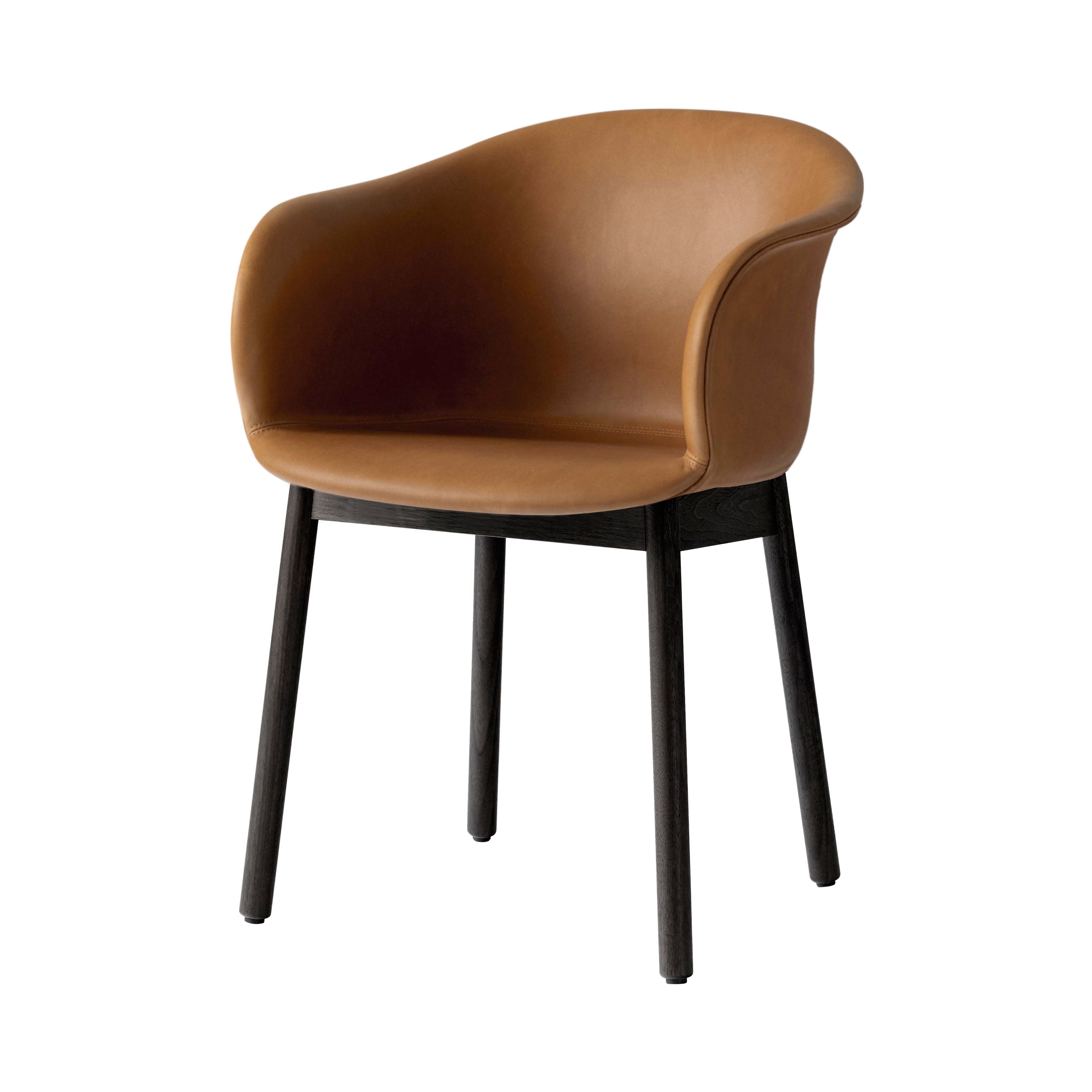 Elefy Chair JH31: Upholstered + Black Lacquered Oak