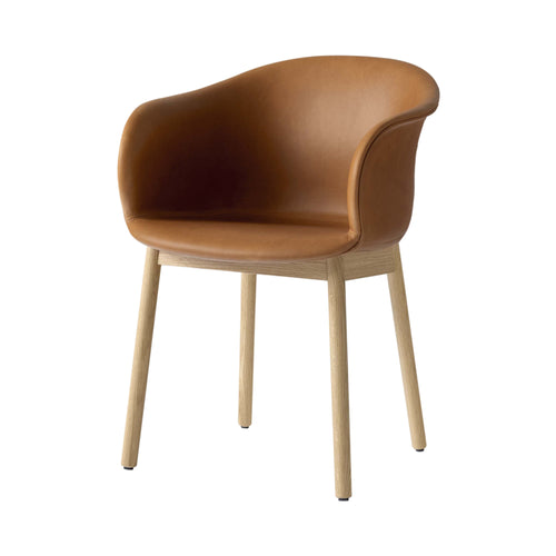 Elefy Chair JH31: Upholstered + Clear Lacquered Oak