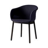 Elefy Chair JH31: Upholstered + Black Lacquered Oak