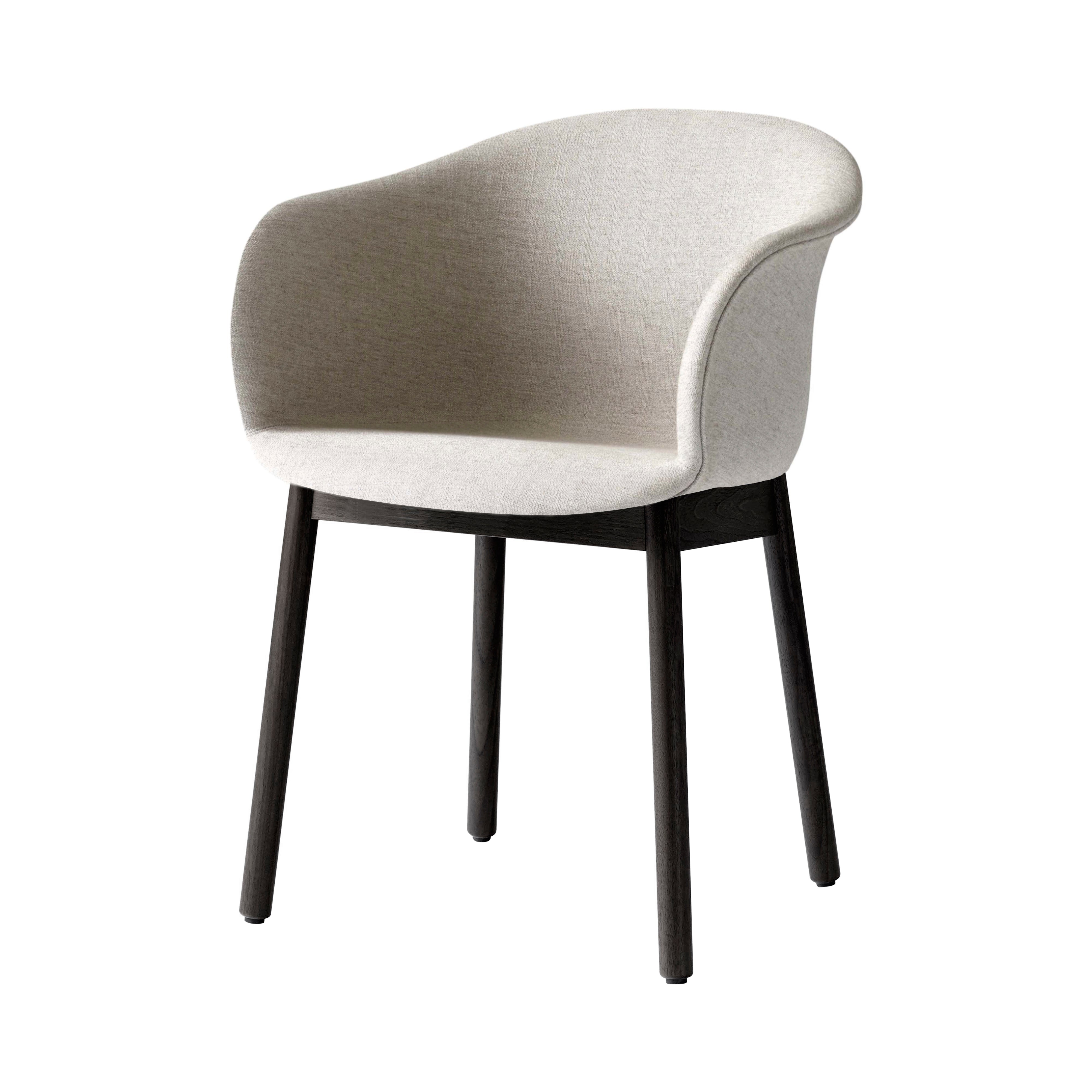 Elefy Chair JH31: Upholstered + Black Lacquered Oak