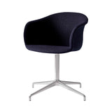 Elefy Chair JH35: Swivel Base + Return + Polished Aluminum