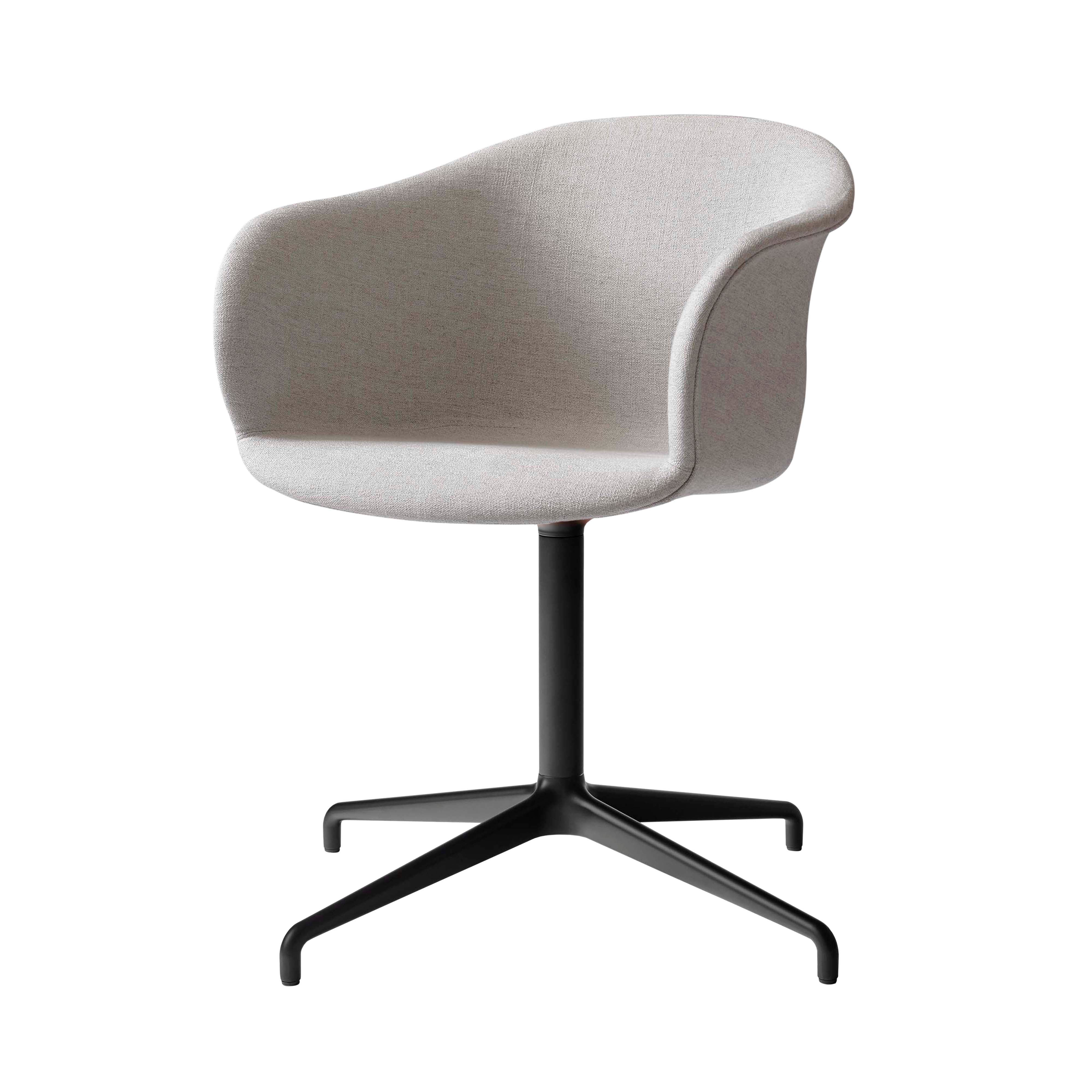 Elefy Chair JH35: Swivel Base + Return + Black