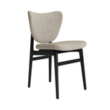 Elephant Chair: Full Upholstered + Black Oak