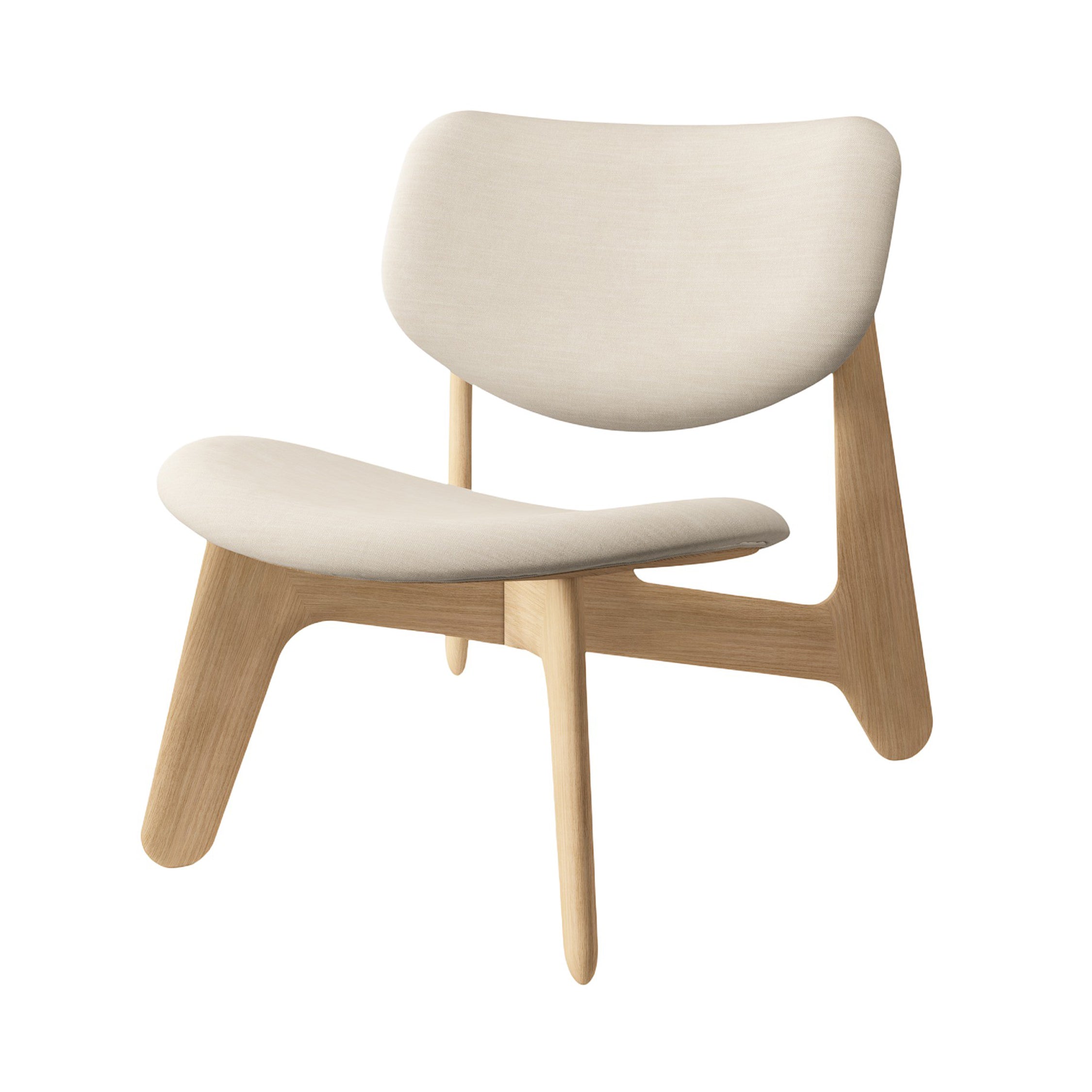 Slab Lounge Chair: Natural Oak + ElleSacho0200