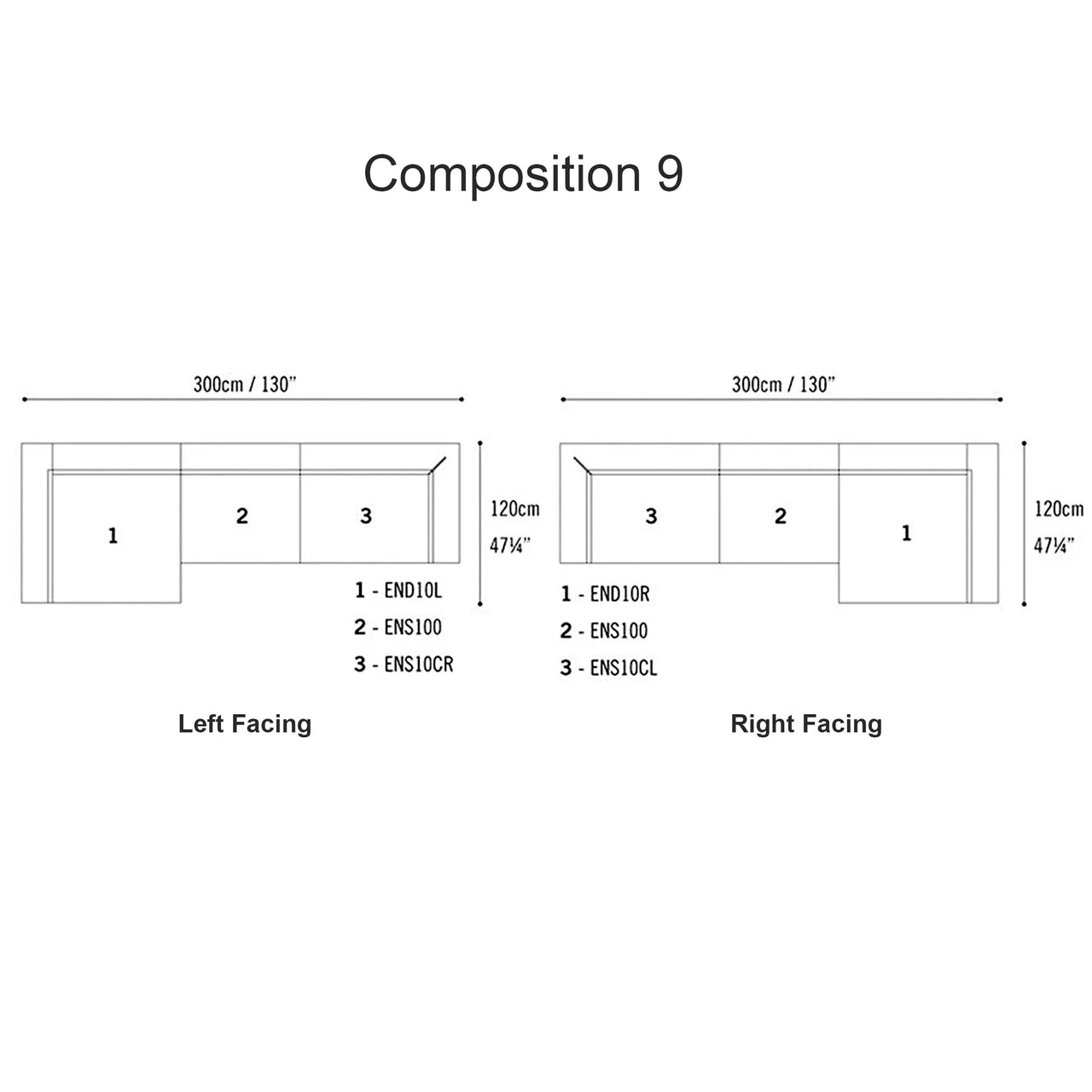 Endless Sectional Sofa: Composition 9