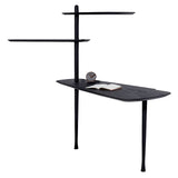 Unica Escritorio Desk: Black Stained Ash Veneered