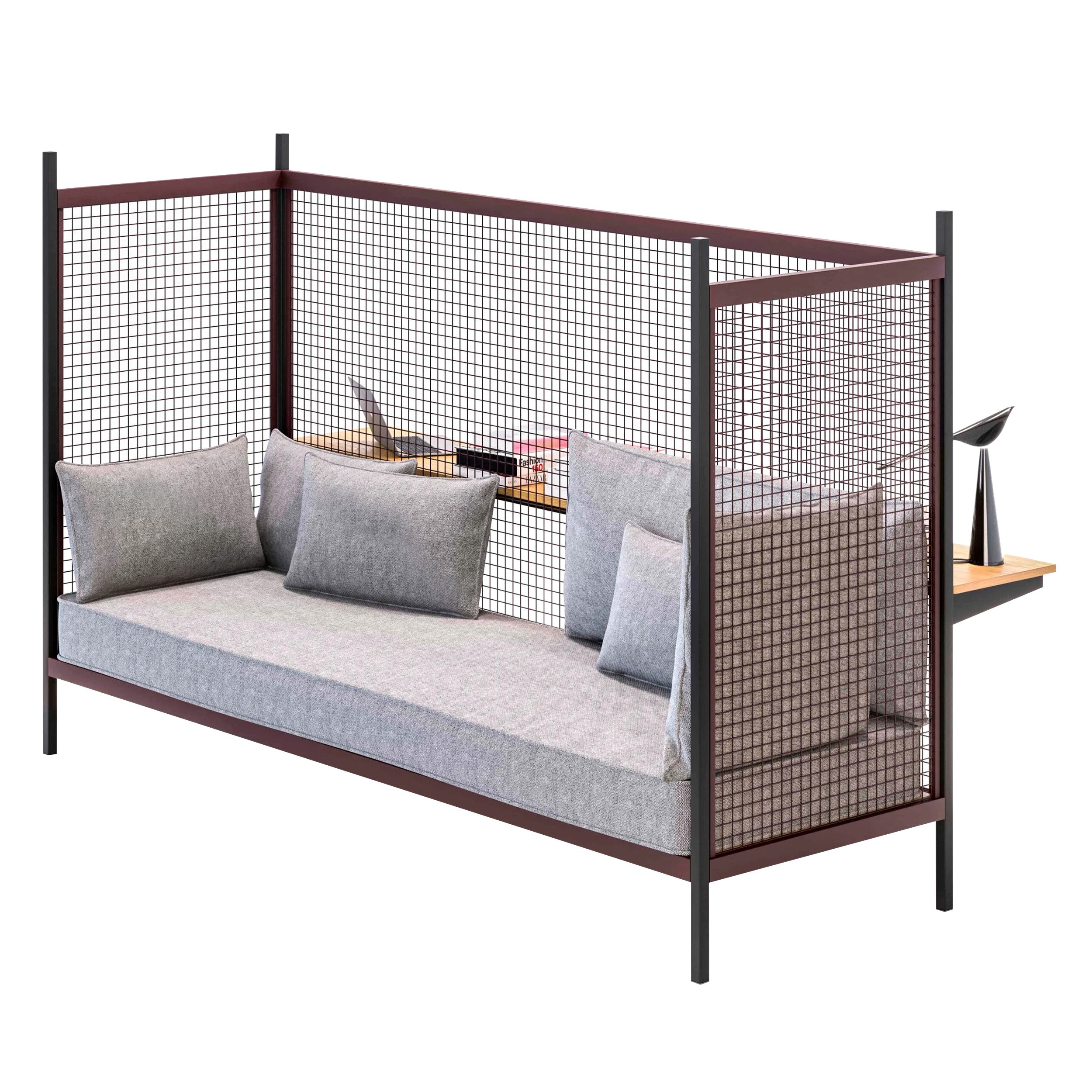 Grid Room Divider: Upholstered