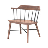 Exchange Lounge Chair: Natural Walnut