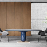 Explorer Oval Dining Table: Glass