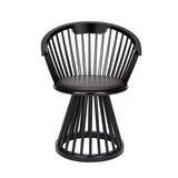 Fan Dining Chair: Black Birch